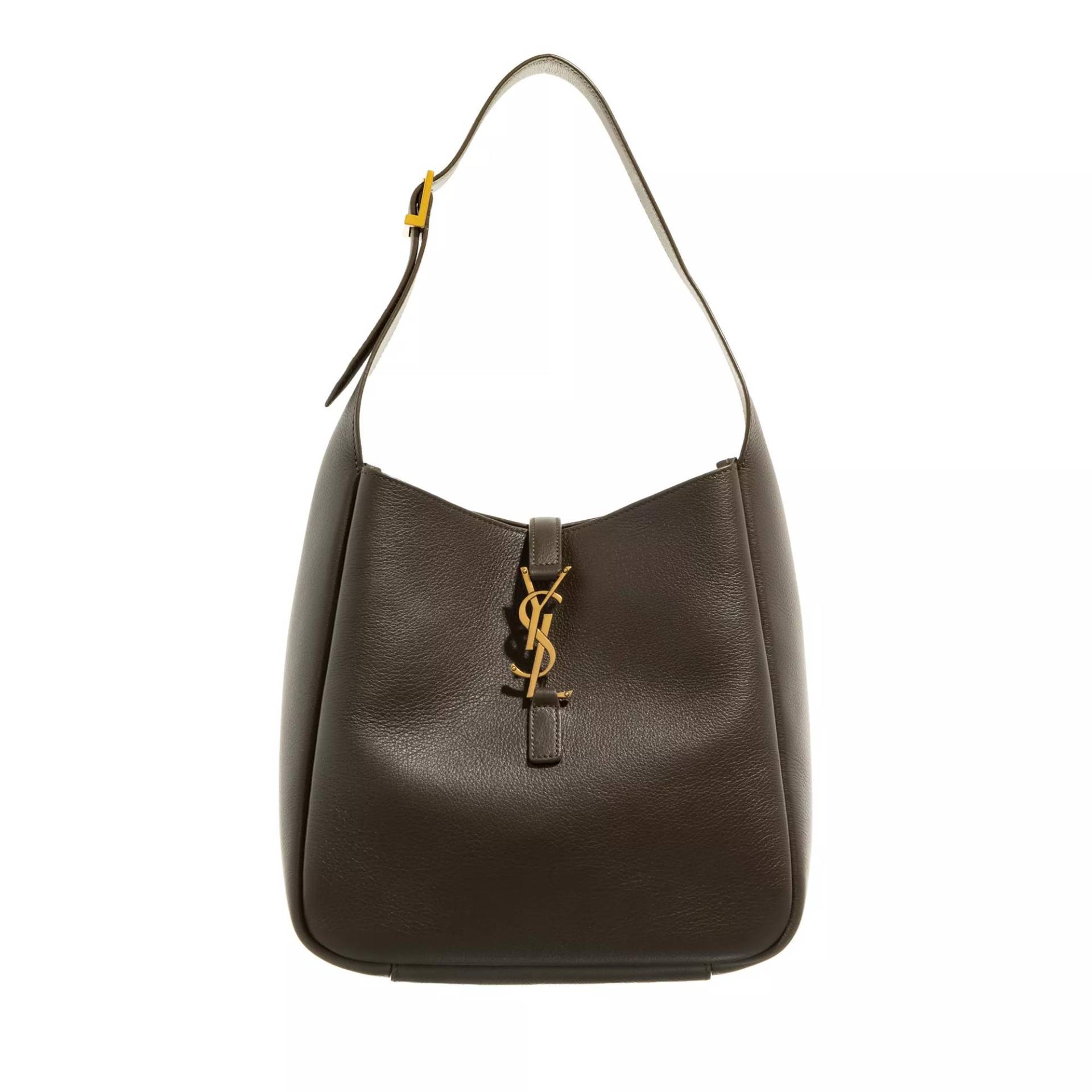 Saint Laurent Schultertasche - Le 5 À 7 Supple Small In Grained Leather - Gr. unisize - in Braun - für Damen von Saint Laurent