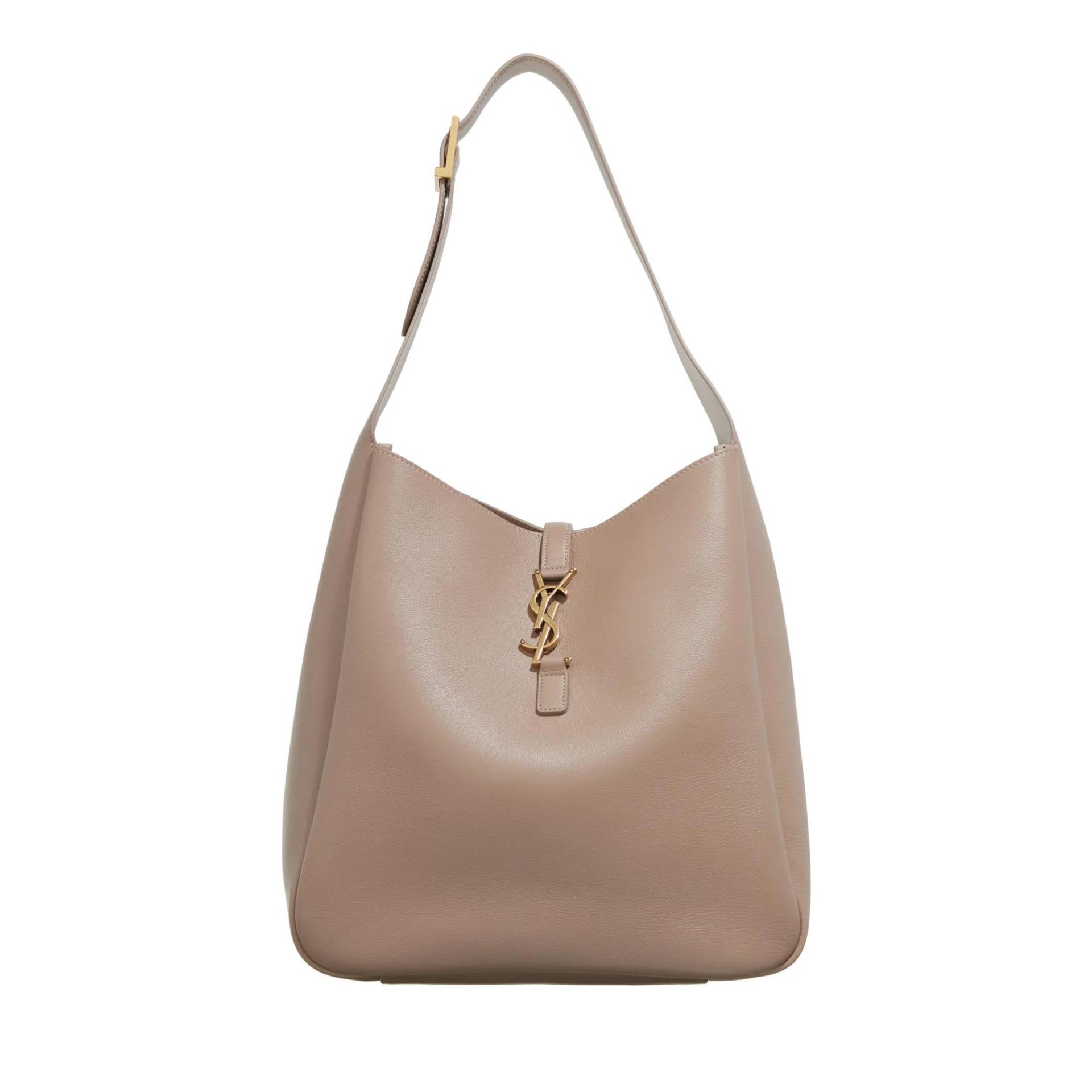 Saint Laurent Schultertasche - Le 5 á 7 Large Shoulder Bag - Gr. unisize - in Taupe - für Damen von Saint Laurent