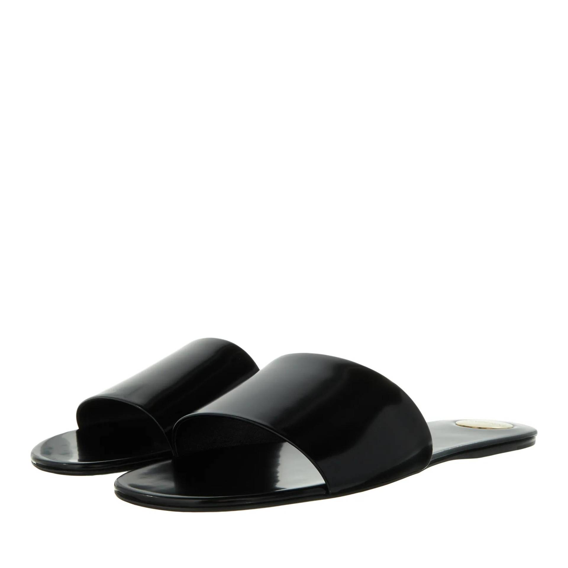 Saint Laurent Slipper & Pantoletten - Carlyle Slides - Gr. 36 (EU) - in Schwarz - für Damen von Saint Laurent