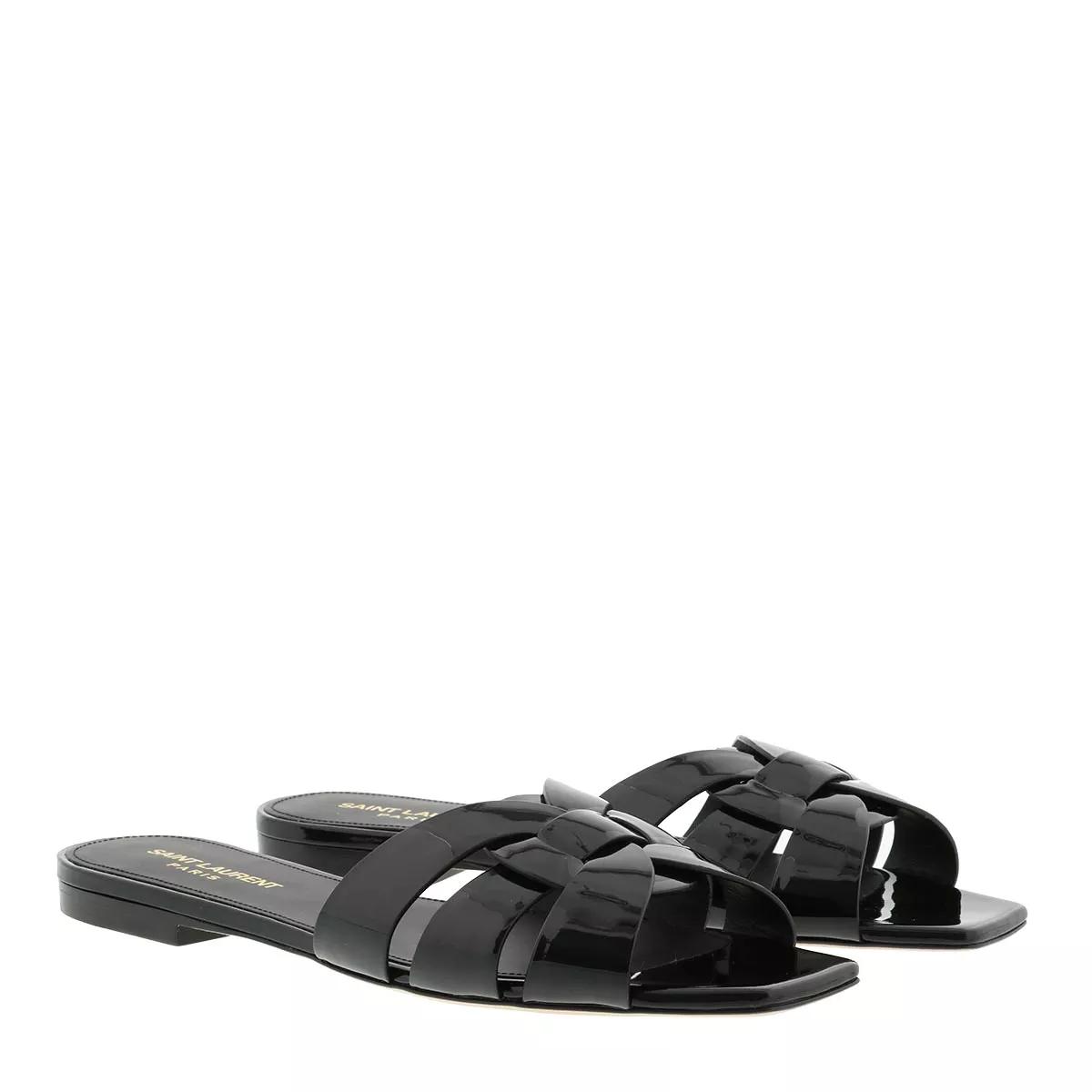 Saint Laurent Slipper & Pantoletten - Tribute Flat Sandal - Gr. 36 (EU) - in Schwarz - für Damen von Saint Laurent