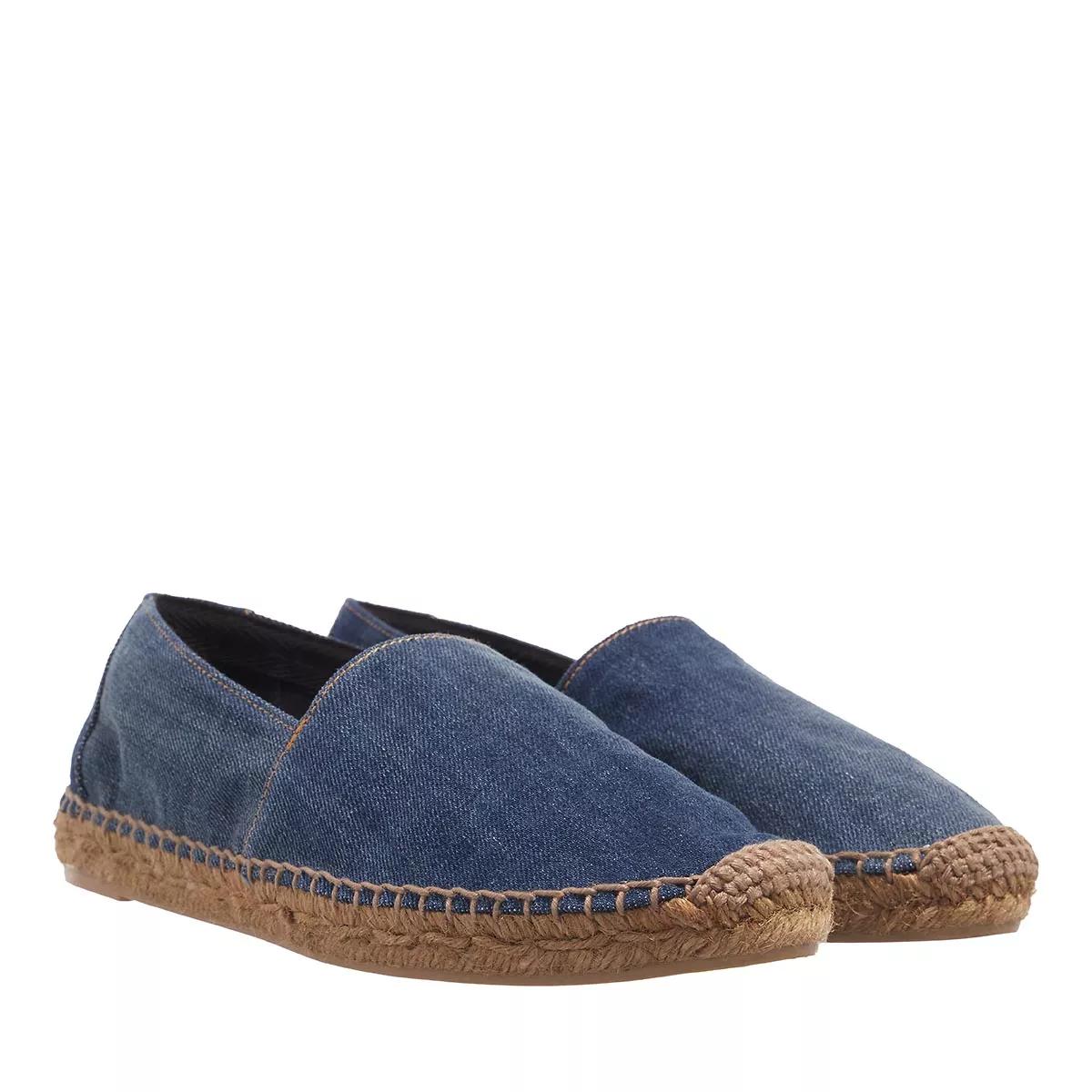 Saint Laurent Slipper & Pantoletten - YSL Embroidered Espadrilles - Gr. 37 (EU) - in Blau - für Damen von Saint Laurent