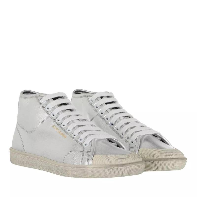 Saint Laurent Sneakers - Court Classic SL/39 Mid-Top Sneakers Leather - für Damen von Saint Laurent