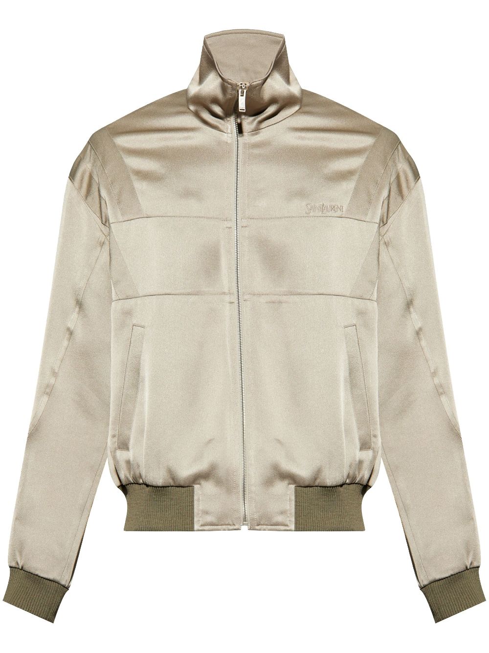 Saint Laurent Teddy bomber jacket - Neutrals von Saint Laurent