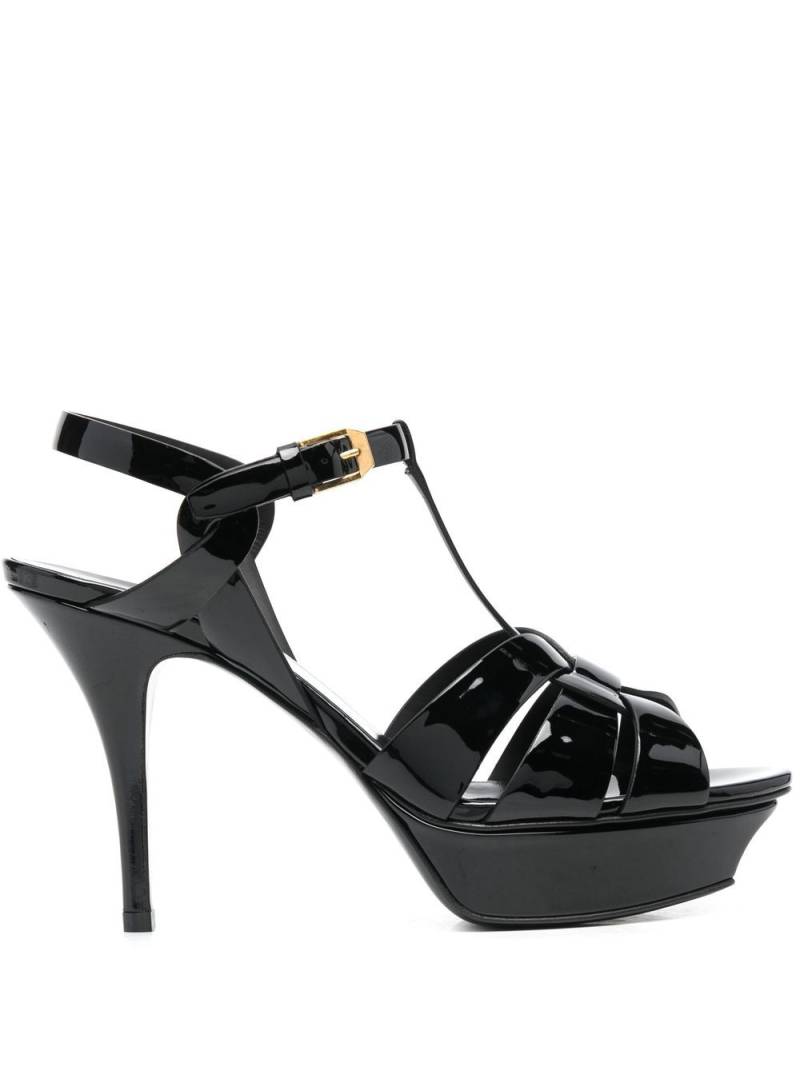 Saint Laurent Tribute 115mm sandals - Black von Saint Laurent