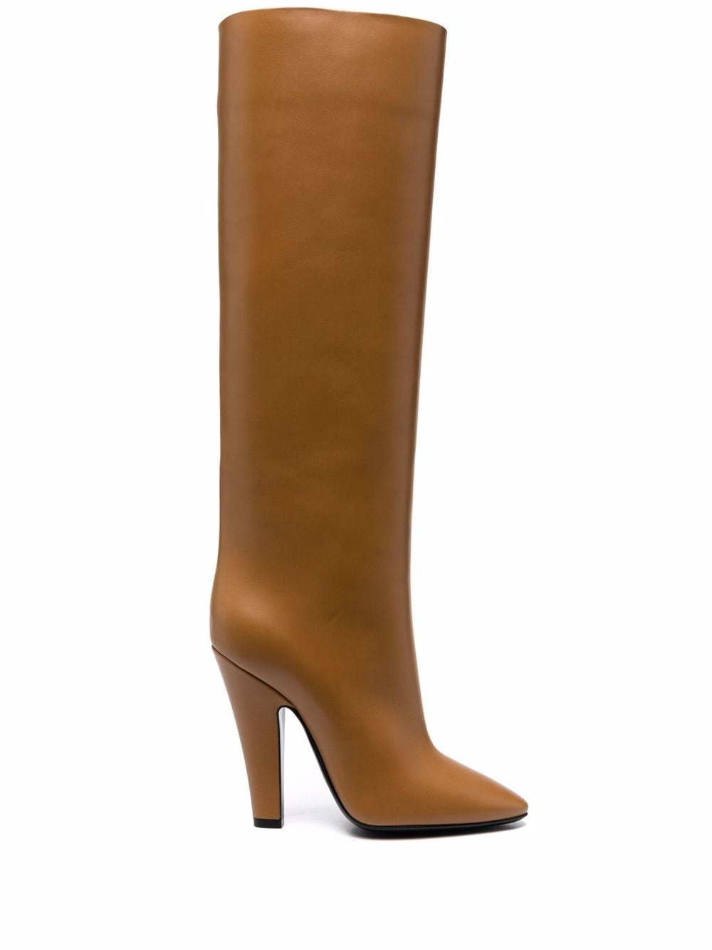 Saint Laurent Tube knee-length boots - Brown von Saint Laurent