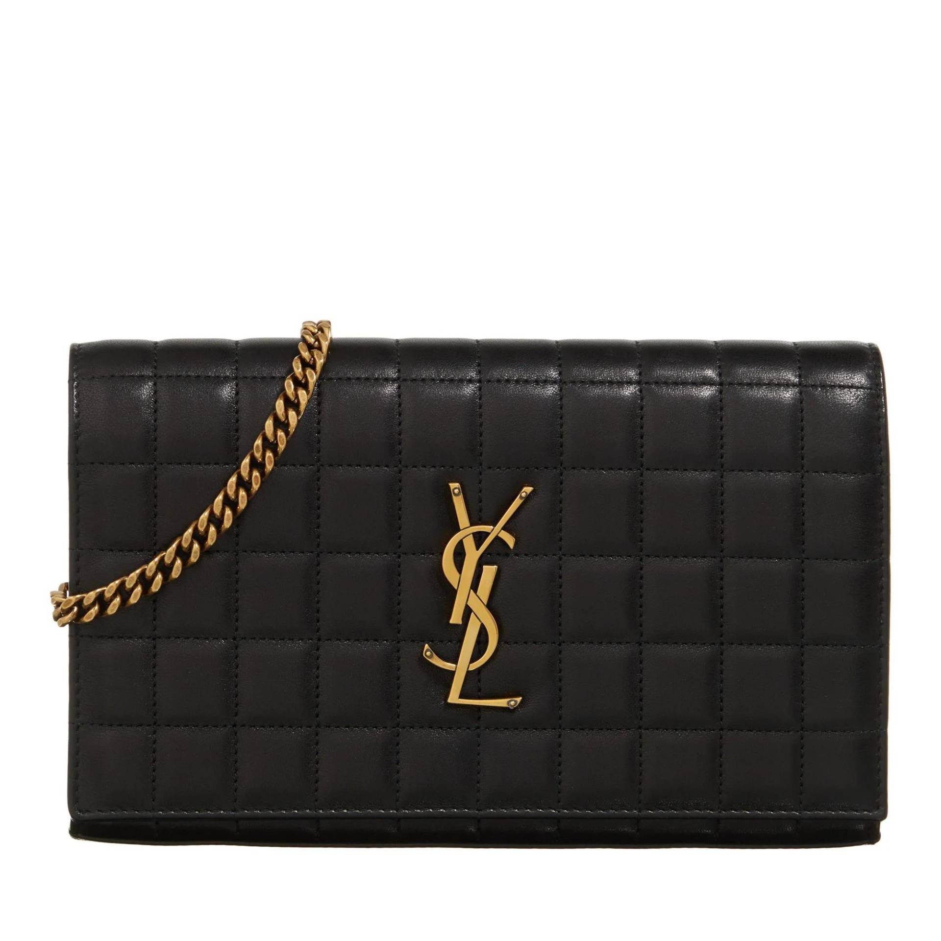 Saint Laurent Umhängetasche - Cassandre Matelasse Clutch - Gr. unisize - in Schwarz - für Damen von Saint Laurent