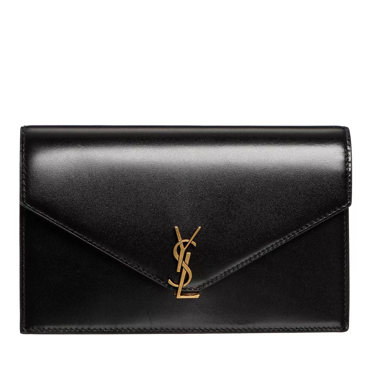 Saint Laurent Umhängetasche - Envelope Mini Smooth Leather Bag - Gr. unisize - in Schwarz - für Damen von Saint Laurent