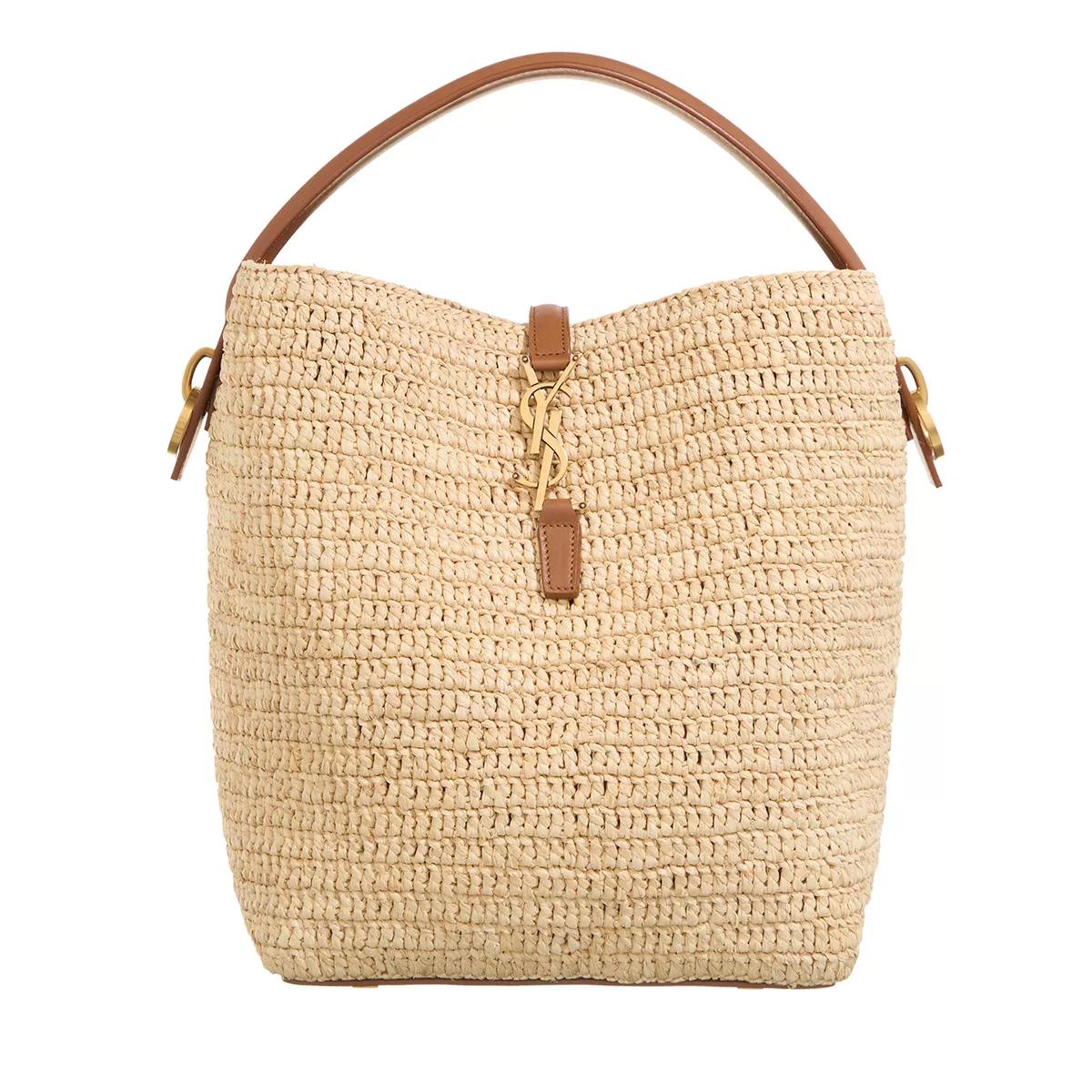 Saint Laurent Umhängetasche - Le 37 In Woven Bag - Gr. unisize - in Beige - für Damen von Saint Laurent