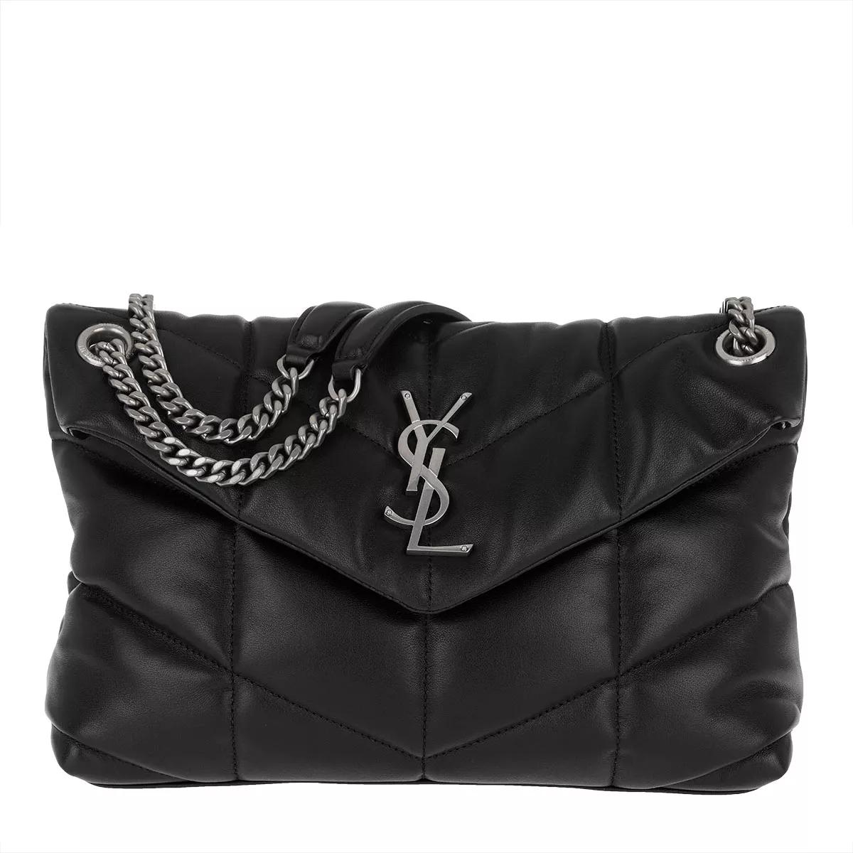Saint Laurent Umhängetasche - LouLou Monogramme Shoulder Bag S Leather - Gr. unisize - in Schwarz - für Damen von Saint Laurent