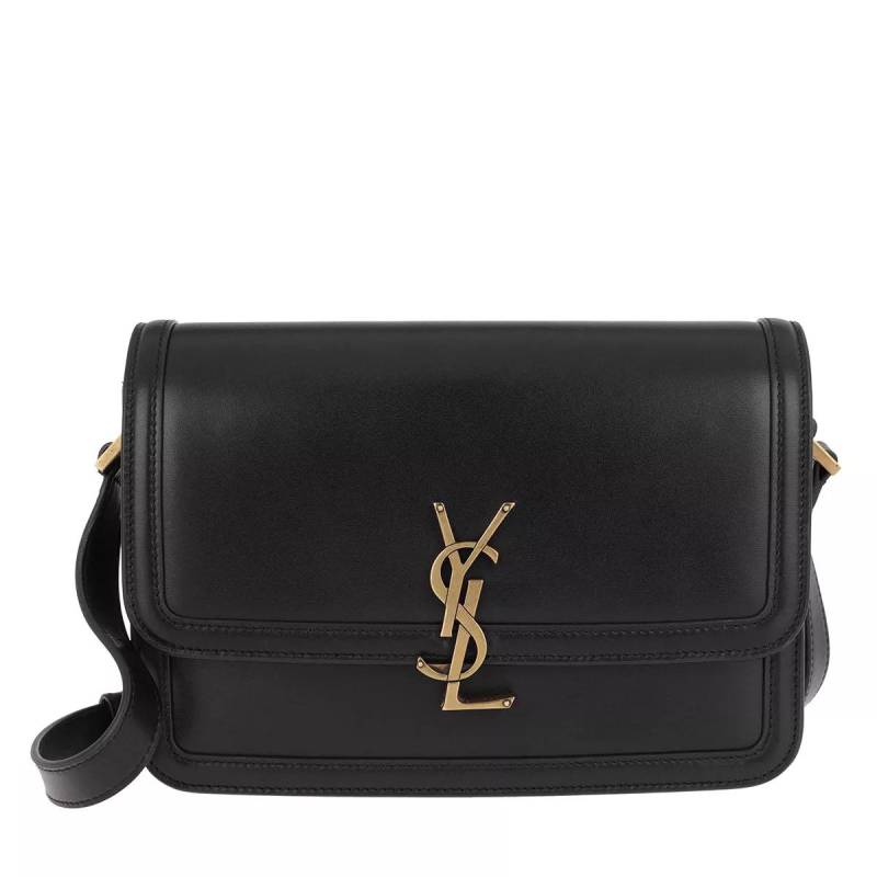 Saint Laurent Umhängetasche - Medium Messenger Lock Bag Ultracalf Soft - Gr. unisize - in Schwarz - für Damen von Saint Laurent