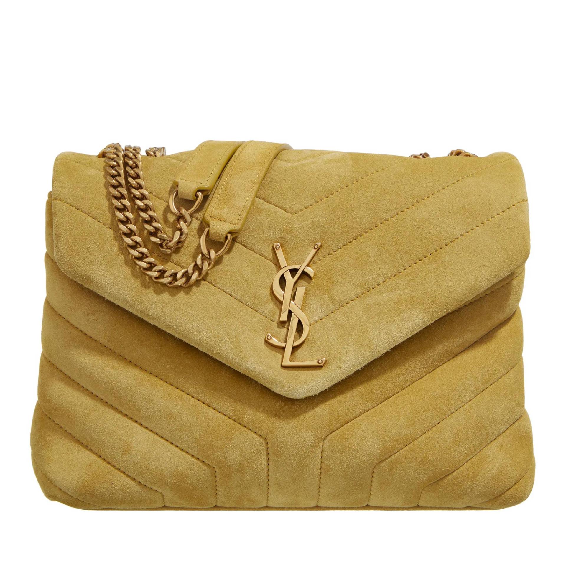 Saint Laurent Umhängetasche - Small Loulou Shoulder Bag - Gr. unisize - in Gelb - für Damen von Saint Laurent