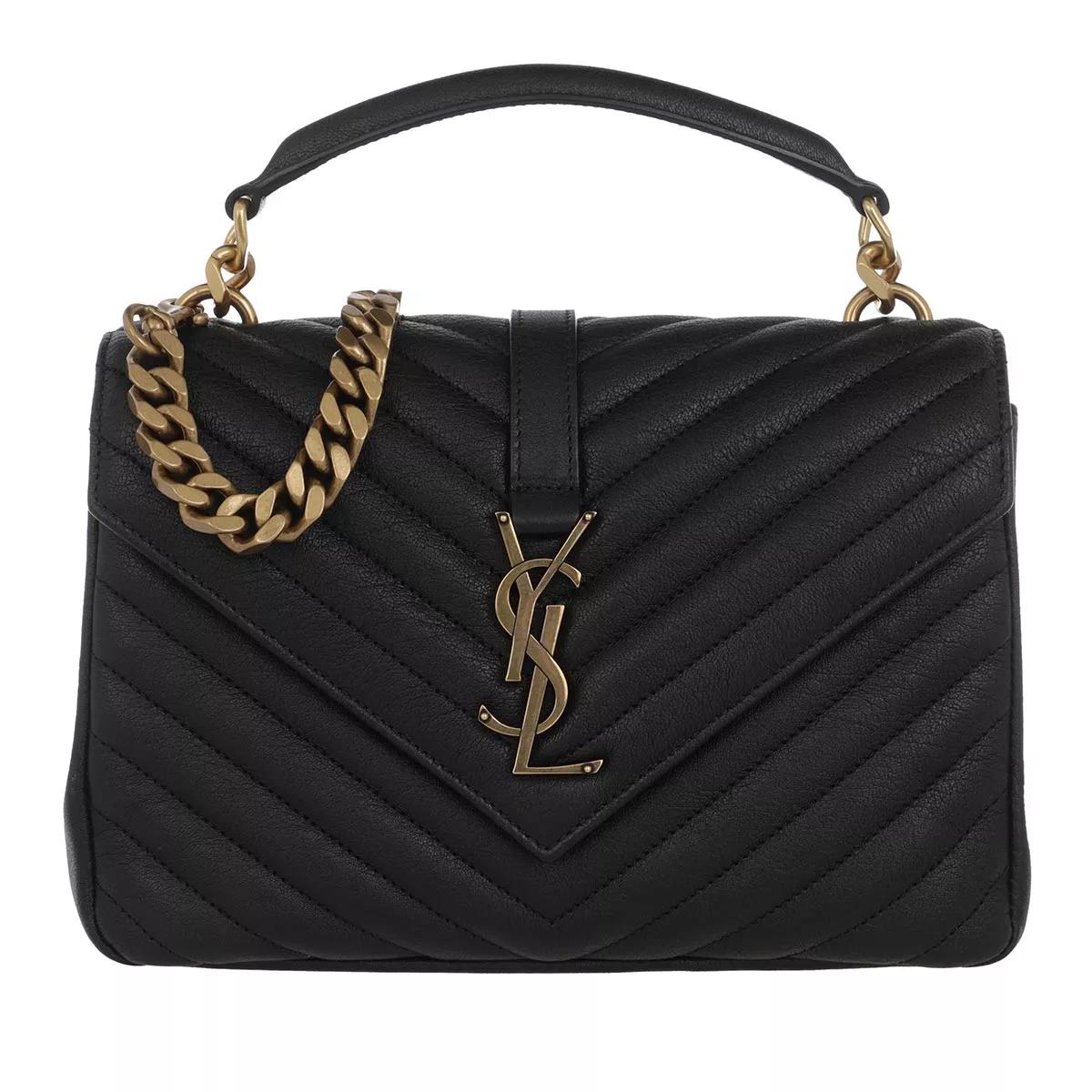 Saint Laurent Schultertasche - Ysl College Medium - Gr. unisize - in Schwarz - für Damen von Saint Laurent