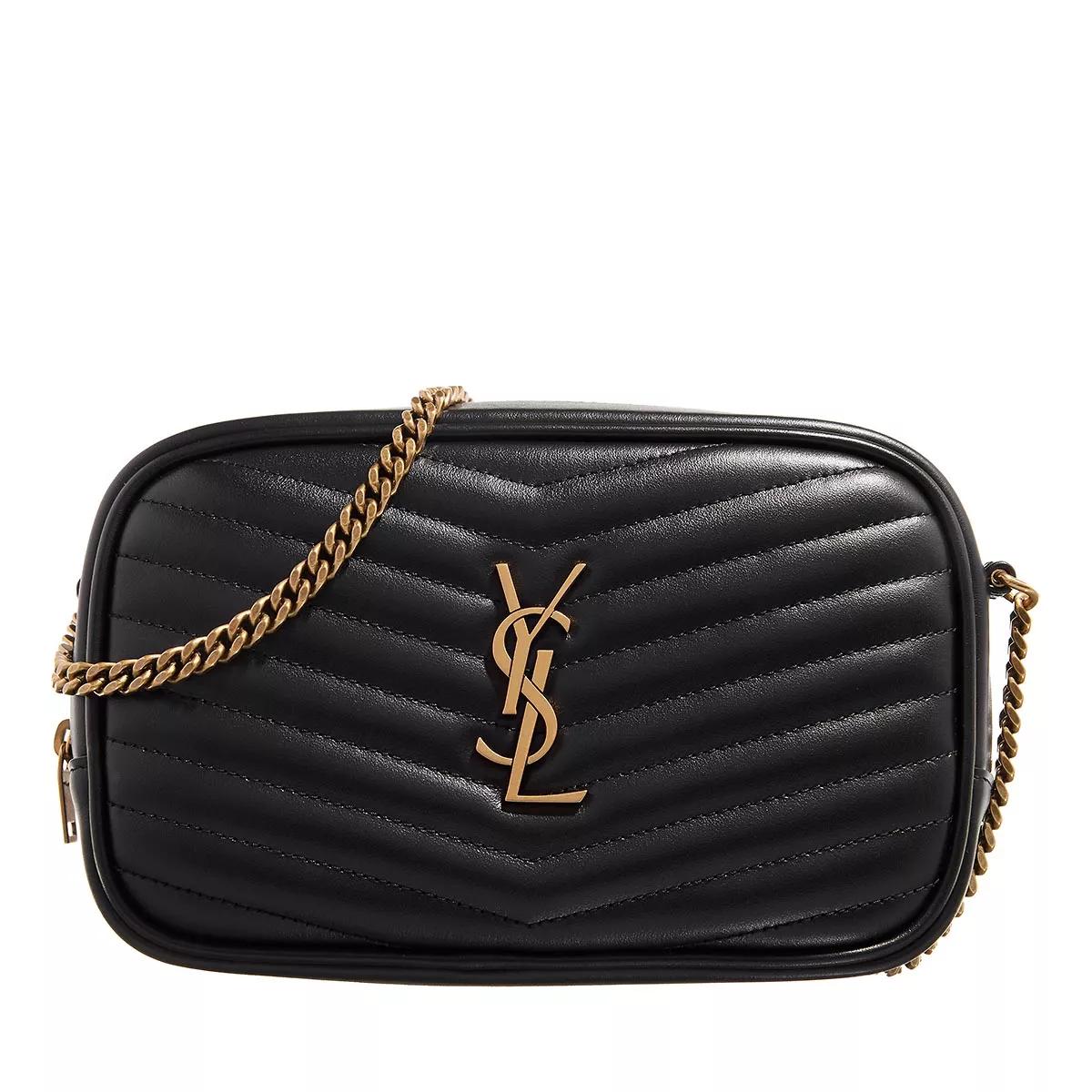 Saint Laurent Umhängetasche - Ysl Medium Bag Monogram - Gr. unisize - in Schwarz - für Damen von Saint Laurent