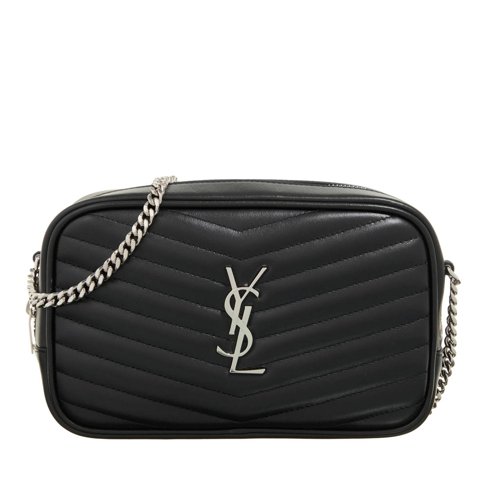 Saint Laurent Schultertasche - Ysl Medium Bag Monogram - Gr. unisize - in Schwarz - für Damen von Saint Laurent