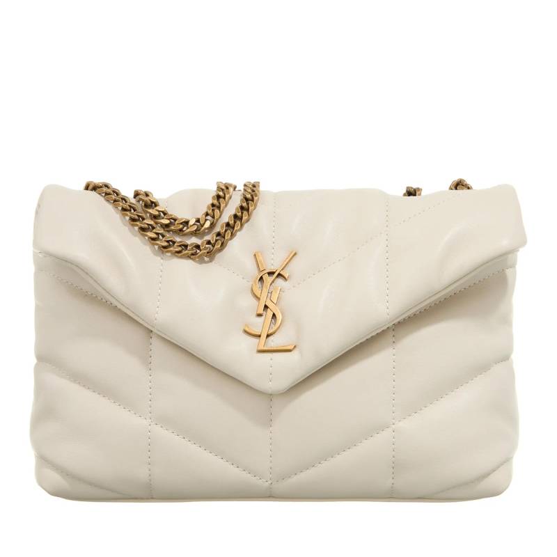 Saint Laurent Umhängetasche - Ysl Mini Bag Monogram - Gr. unisize - in Creme - für Damen von Saint Laurent