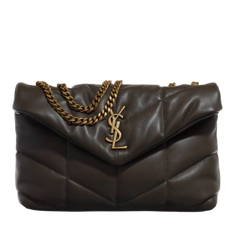 Saint Laurent Schultertasche - Ysl Mini Bag Monogram - Gr. unisize - in Taupe - für Damen von Saint Laurent