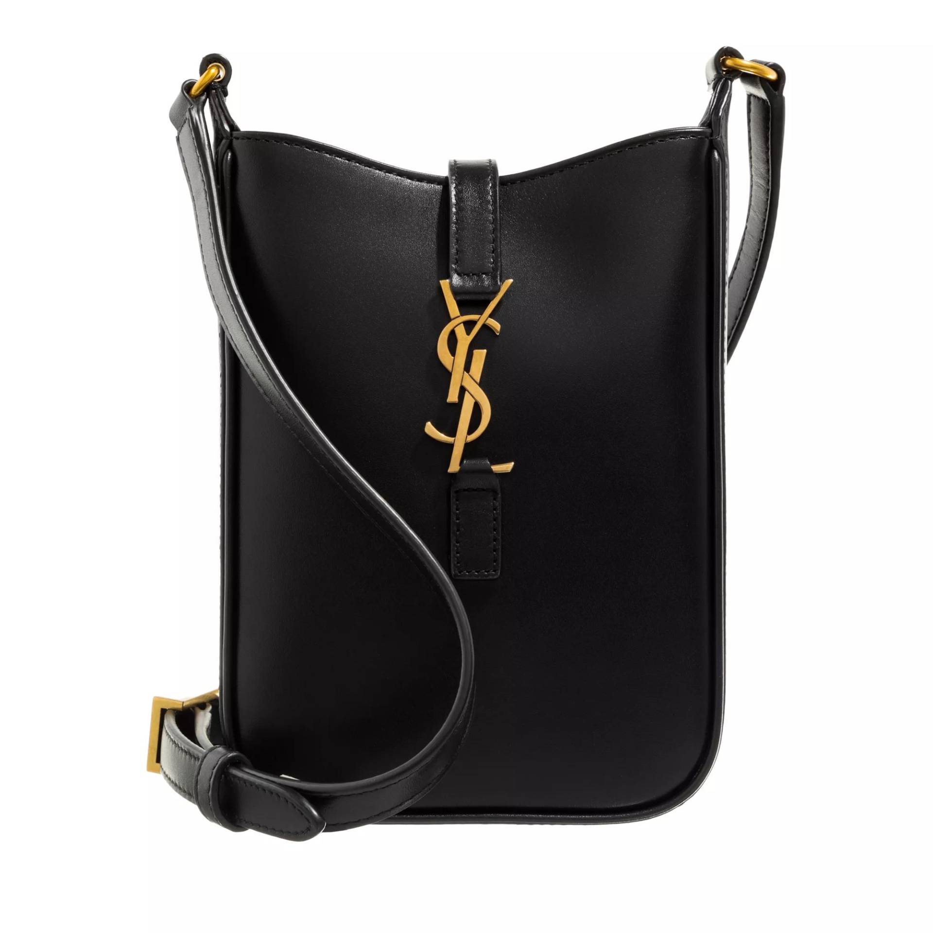 Saint Laurent Schultertasche - Ysl Pouch Crossbody 5A7 - Gr. unisize - in Schwarz - für Damen von Saint Laurent