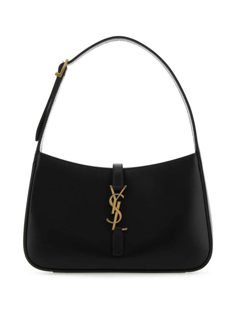 Saint Laurent 5A7 logo-plaque shoulder bag - Black von Saint Laurent