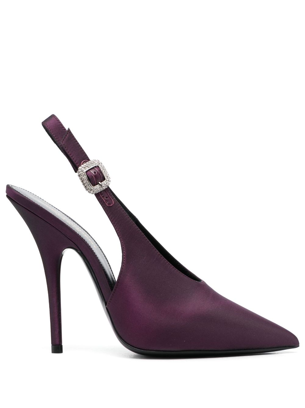 Saint Laurent Yasmeen 115mm slingback pumps - Purple von Saint Laurent