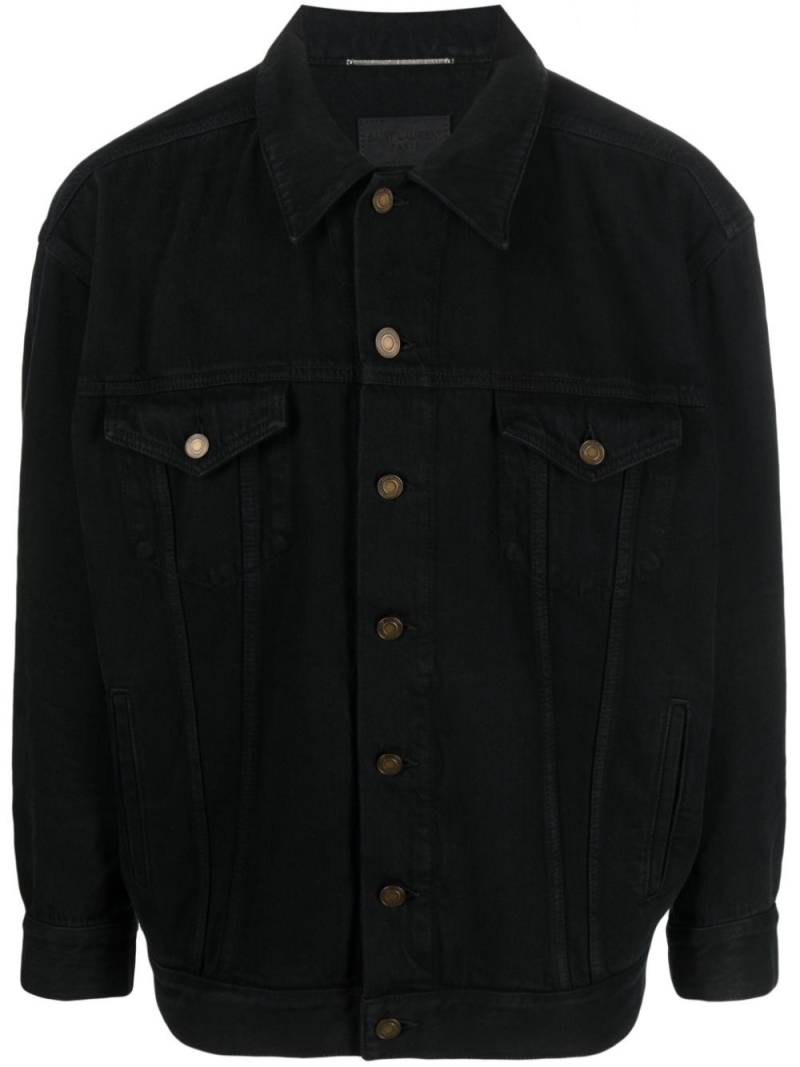 Saint Laurent buttoned denim jacket - Black von Saint Laurent