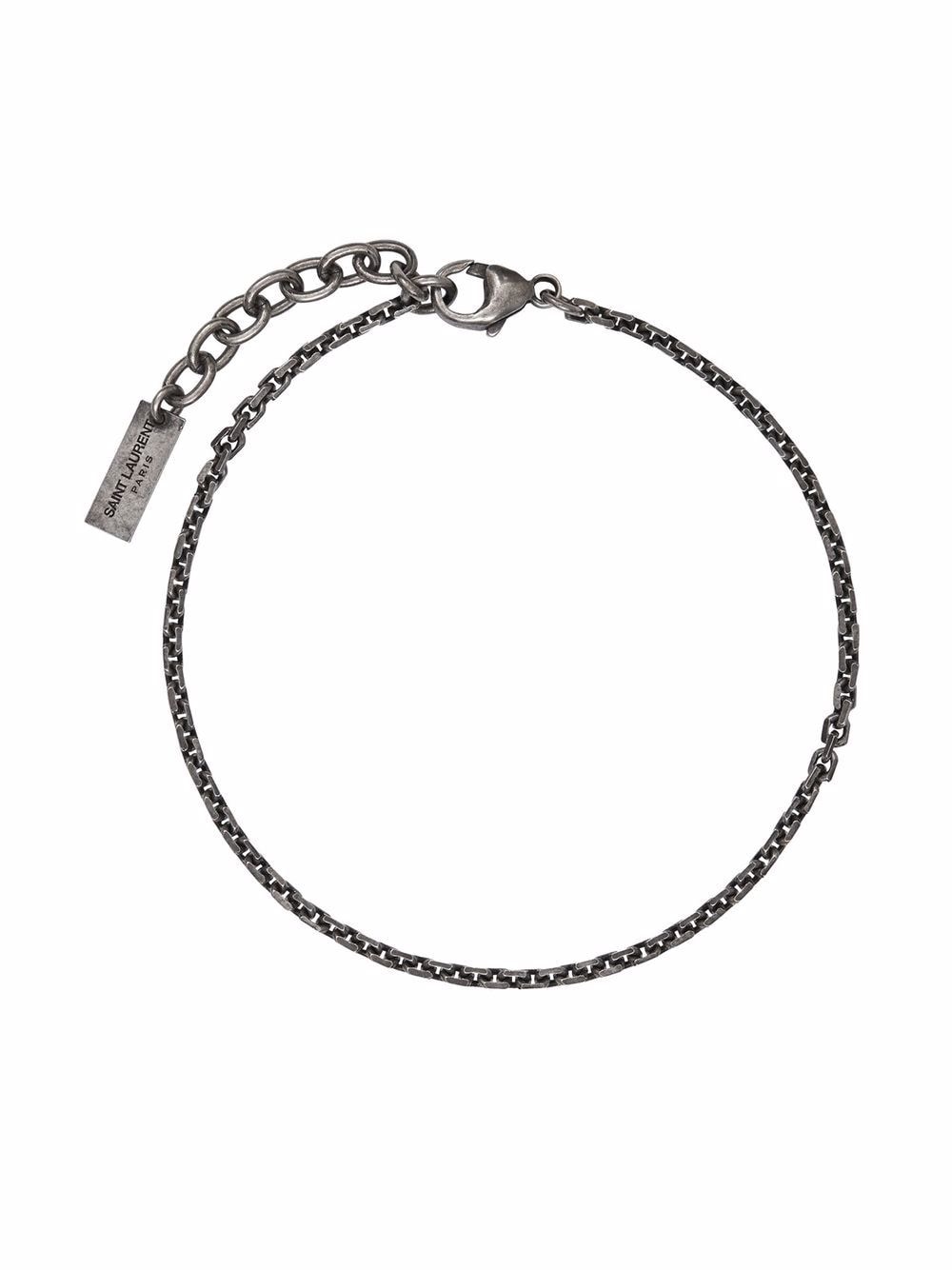 Saint Laurent cable-chain bracelet - Silver von Saint Laurent