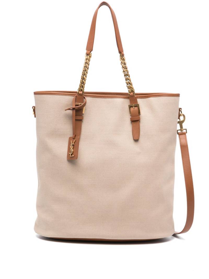 Saint Laurent canvas tote bag - Neutrals von Saint Laurent