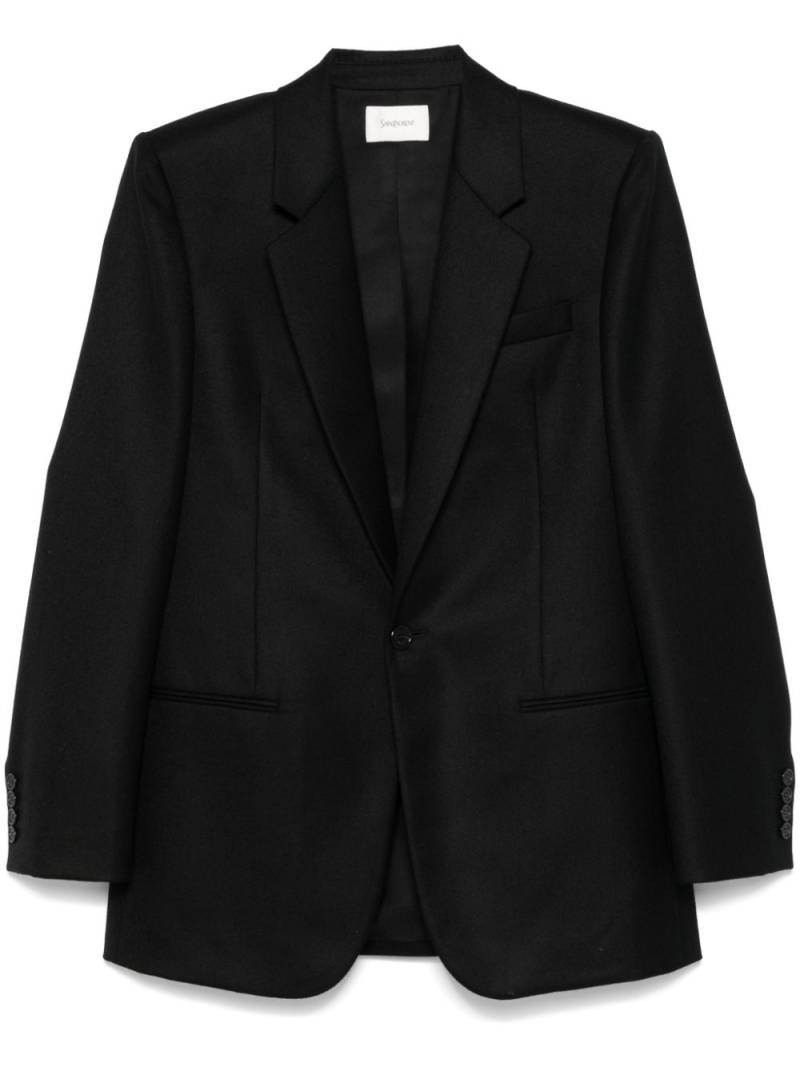 Saint Laurent cashmere blazer - Black von Saint Laurent