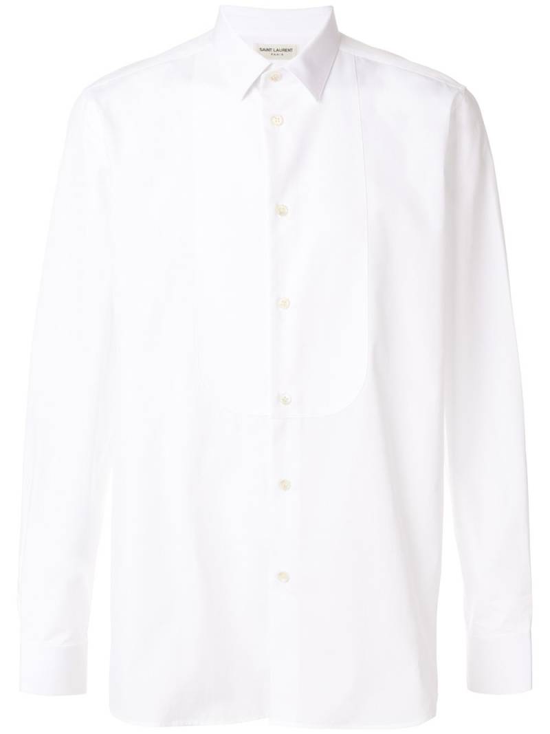 Saint Laurent classic long-sleeve shirt - White von Saint Laurent