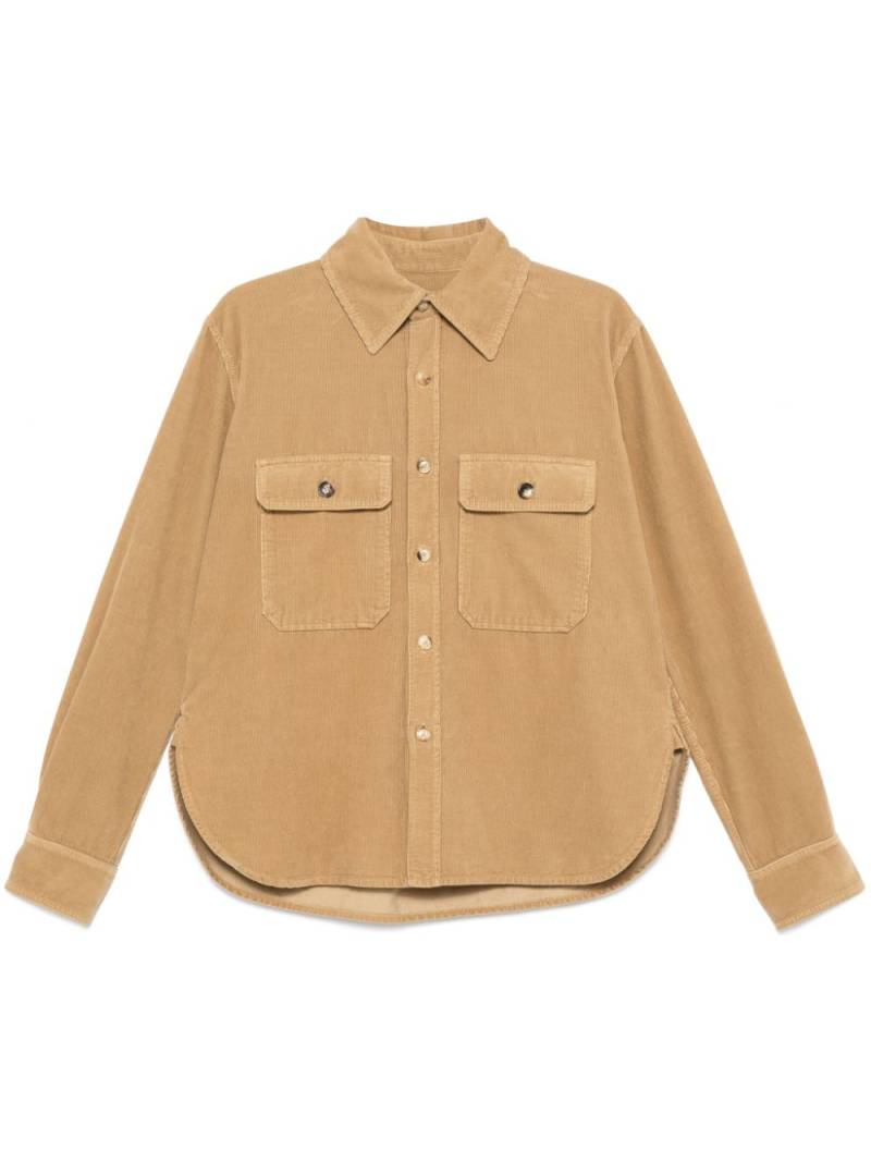 Saint Laurent corduroy shirt - Neutrals von Saint Laurent