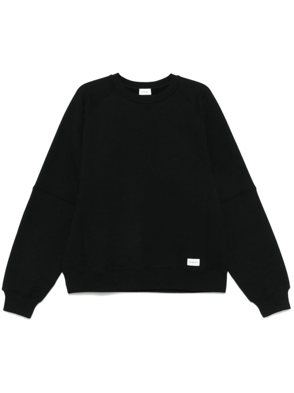 Saint Laurent cotton sweatshirt - Black von Saint Laurent