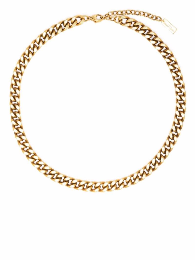 Saint Laurent curb-chain short necklace - Gold von Saint Laurent