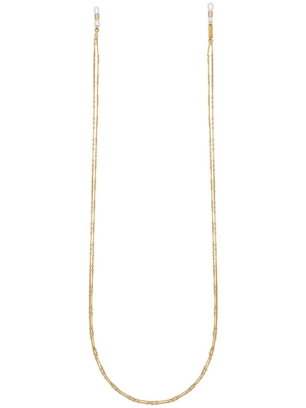 Saint Laurent double-stranded sunglass chain - Gold von Saint Laurent