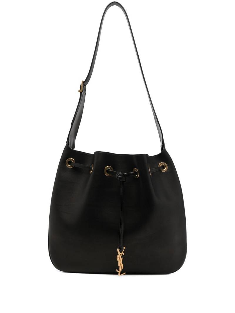 Saint Laurent drawstring bucket shoulder bag - Brown von Saint Laurent