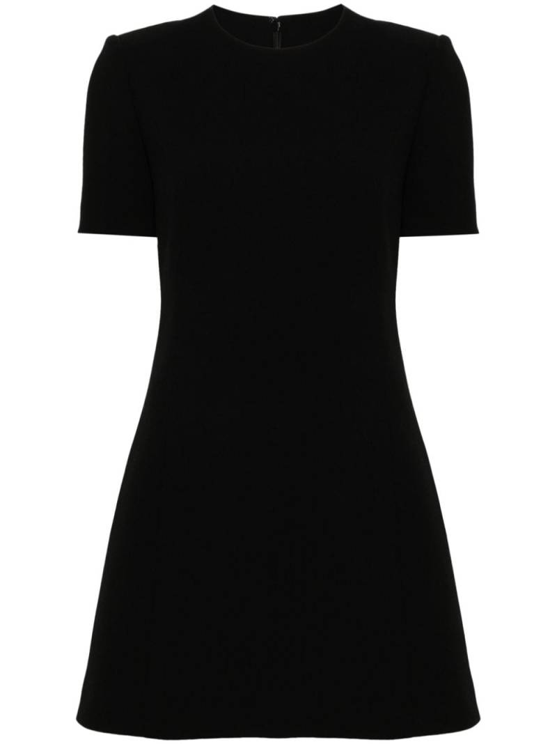 Saint Laurent A-line mini dress - Black von Saint Laurent