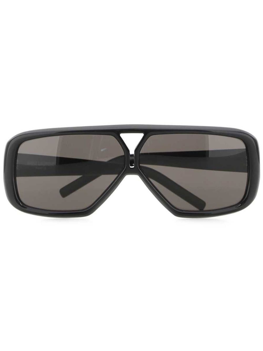 Saint Laurent geometric-frame sunglasses - Black von Saint Laurent