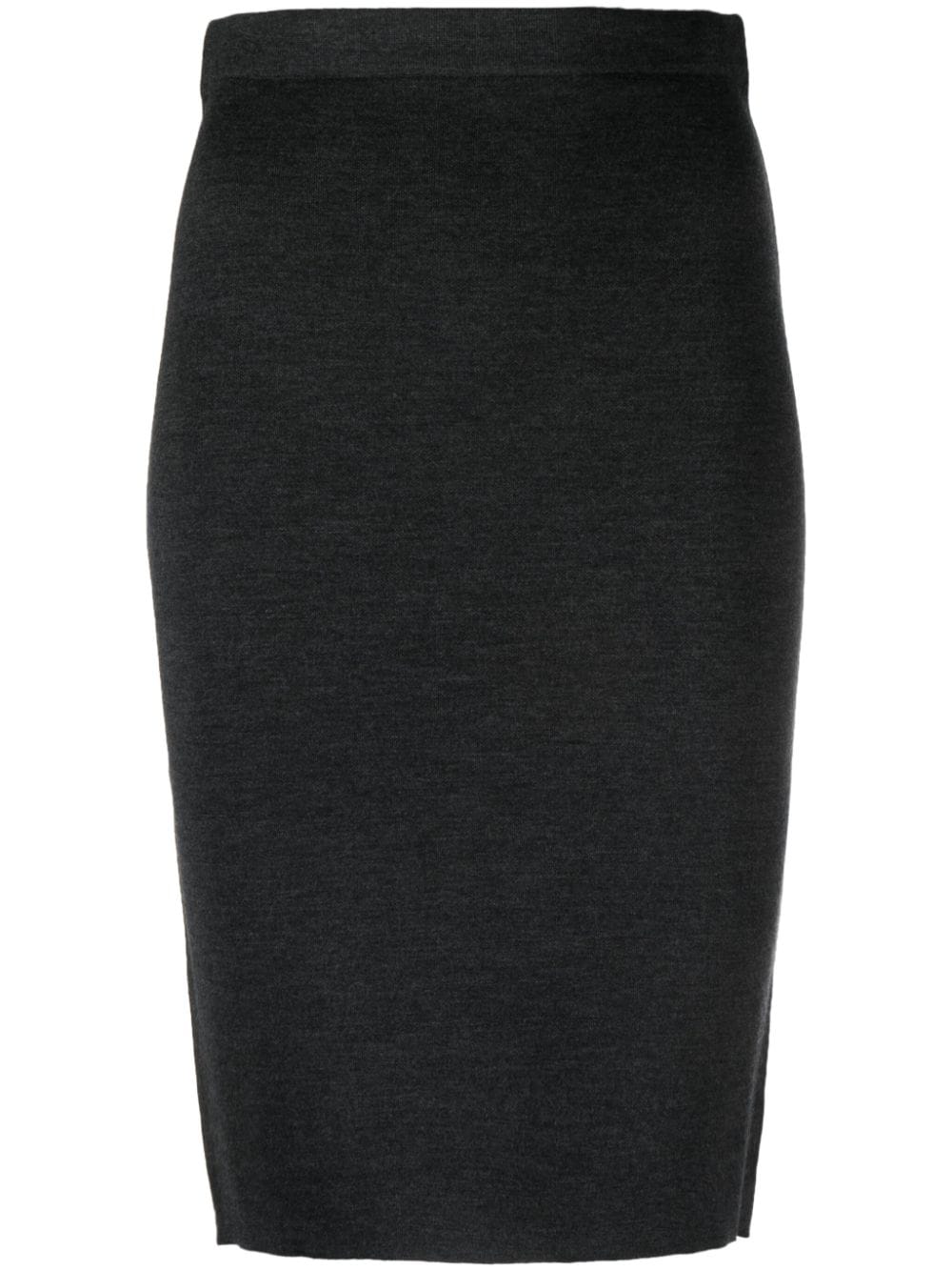 Saint Laurent high-waisted pencil skirt - Grey von Saint Laurent