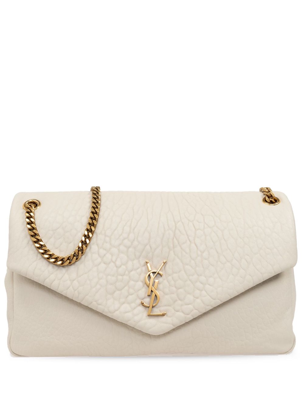 Saint Laurent large Calypso shoulder bag - Neutrals von Saint Laurent