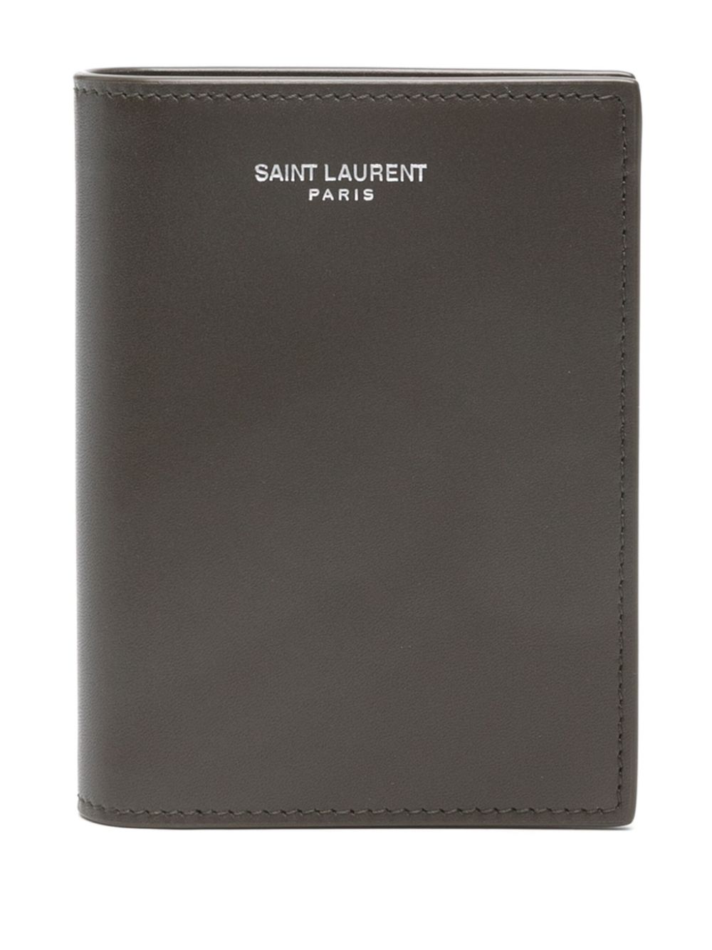 Saint Laurent logo-debossed cardholder - Brown von Saint Laurent