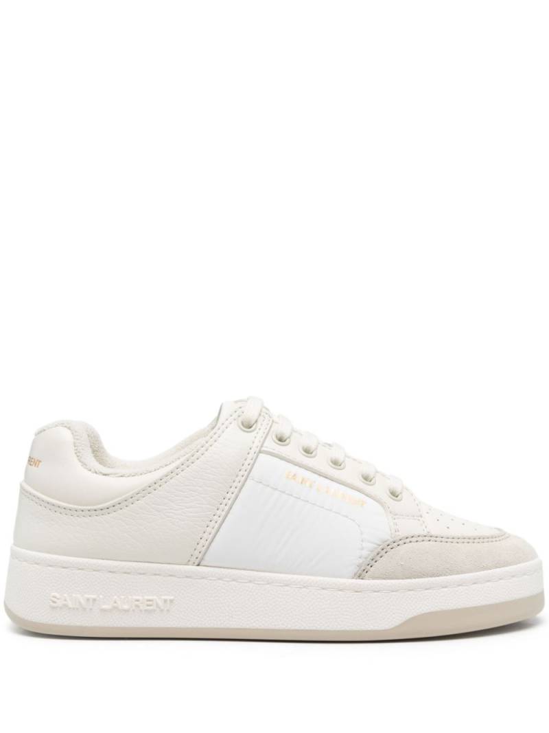 Saint Laurent logo-print sneakers - White von Saint Laurent