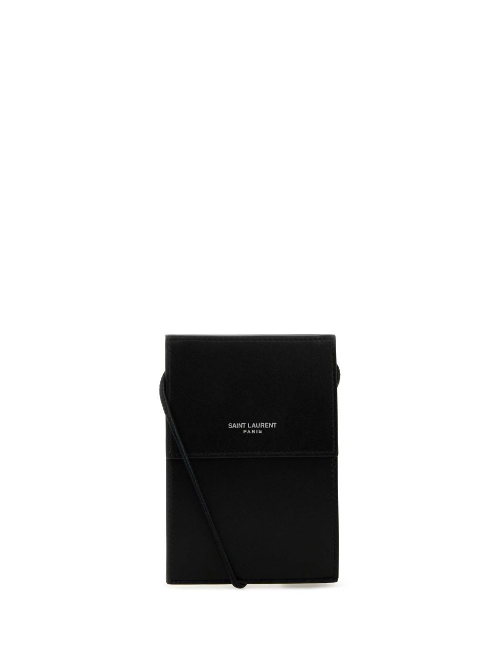 Saint Laurent logo-stamp mini bag - Black von Saint Laurent