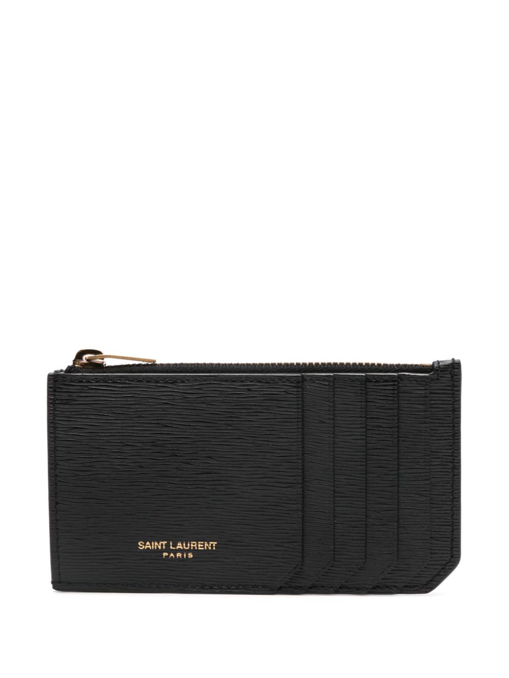 Saint Laurent logo-print wallet - Black von Saint Laurent