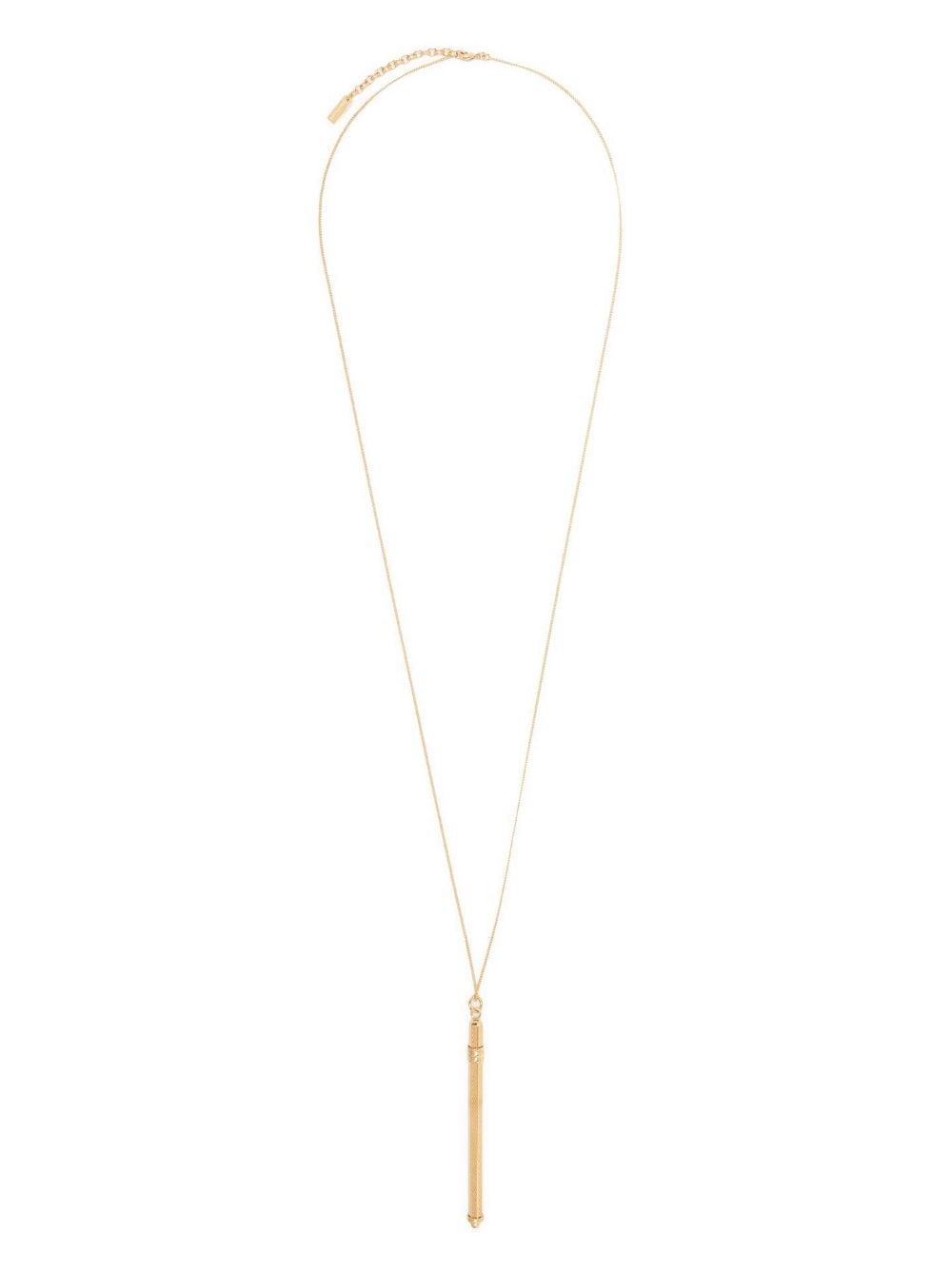 Saint Laurent long Cocktail-Stirrer necklace - Gold von Saint Laurent