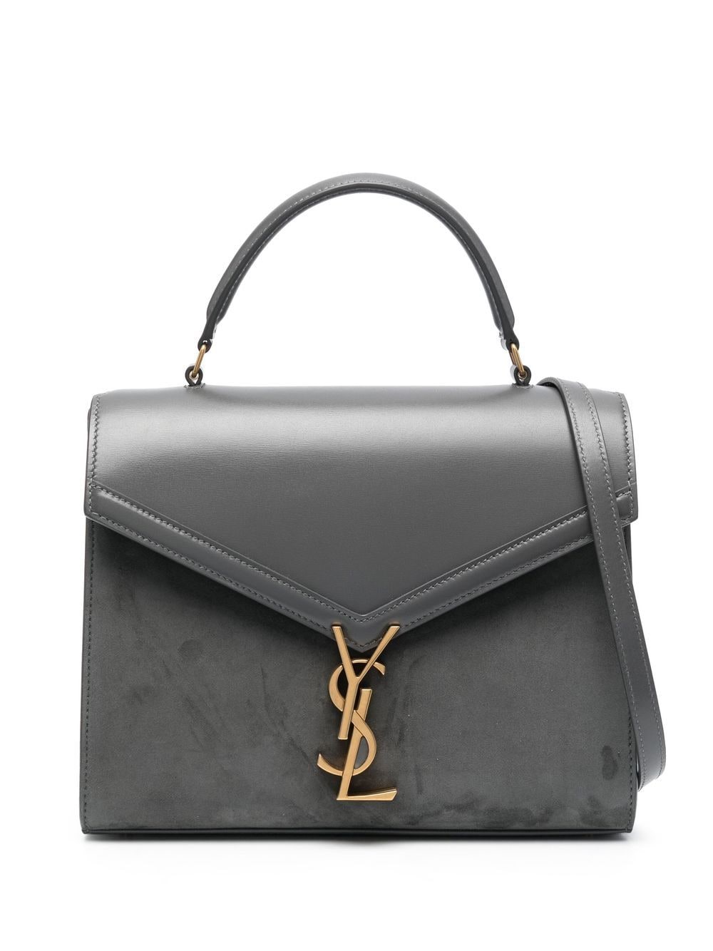 Saint Laurent medium Cassandra top-handle bag - Grey von Saint Laurent