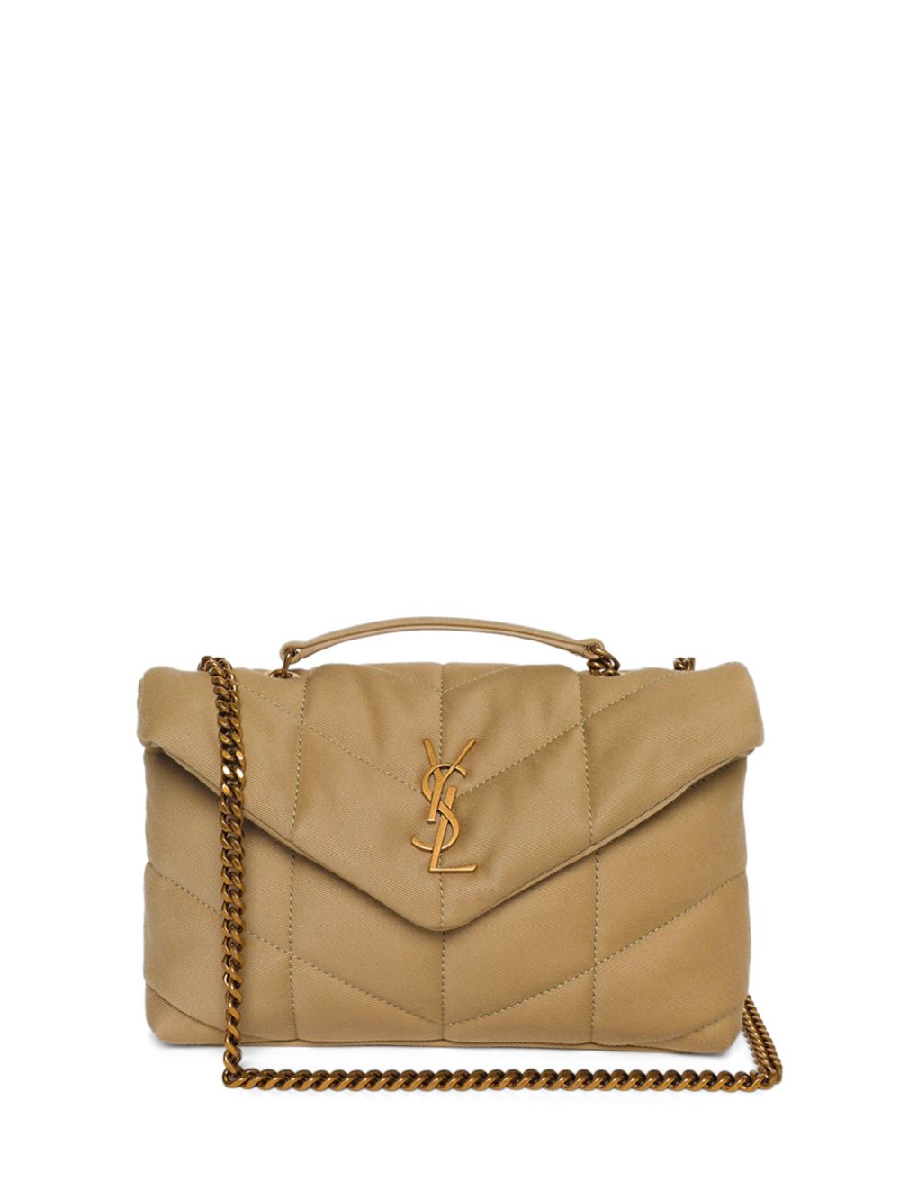 Saint Laurent medium Loulou quilted shoulder bag - Neutrals von Saint Laurent