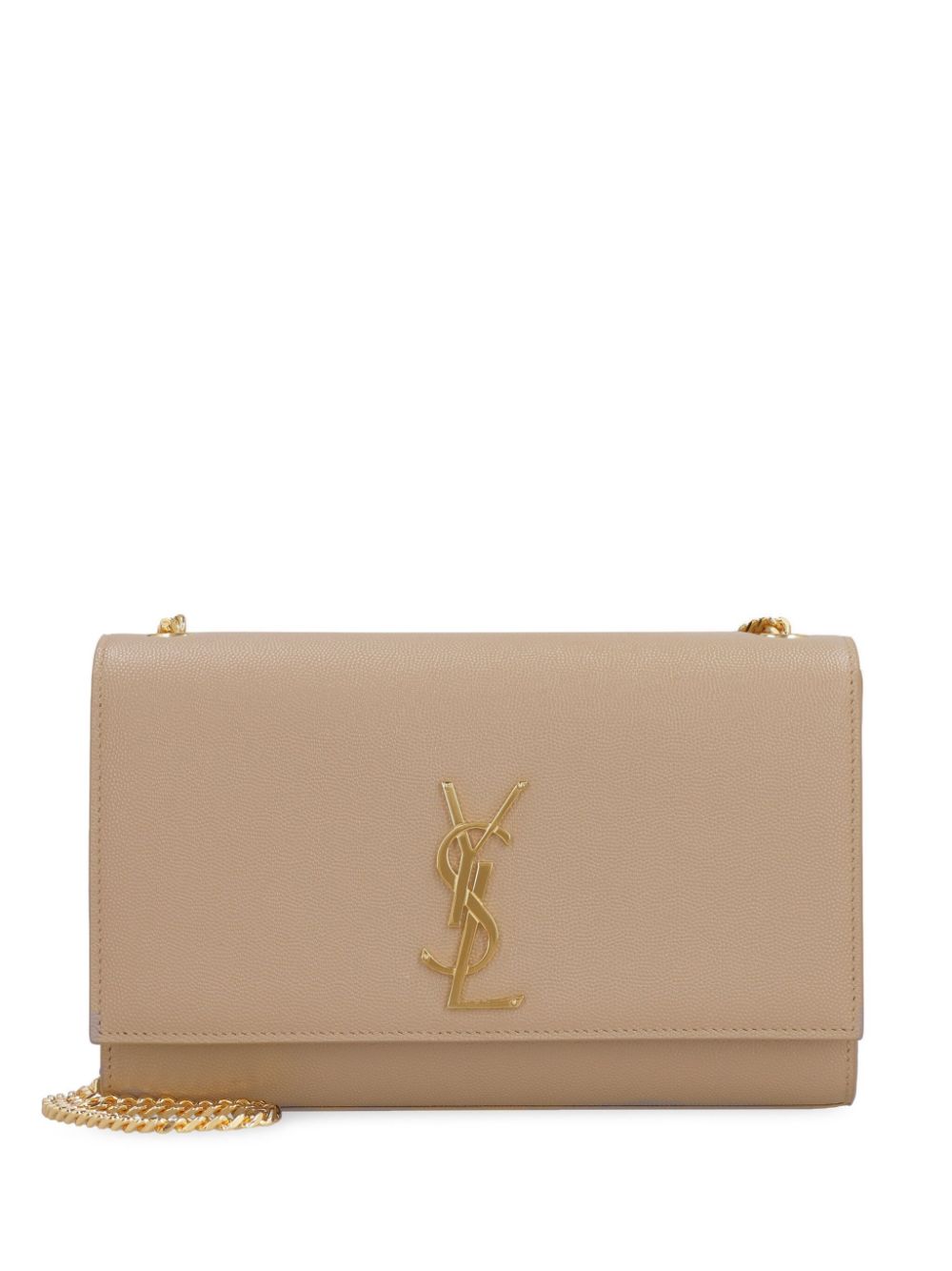 Saint Laurent medium Monogram leather shoulder bag - Neutrals von Saint Laurent