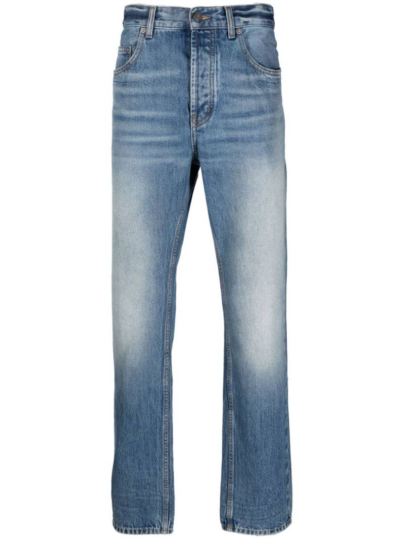 Saint Laurent mid-rise straight-leg jeans - Blue von Saint Laurent