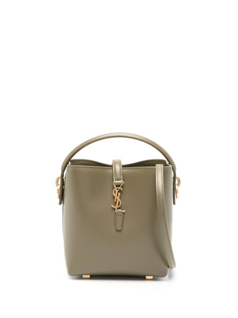 Saint Laurent mini Le 37 bucket bag - Green von Saint Laurent