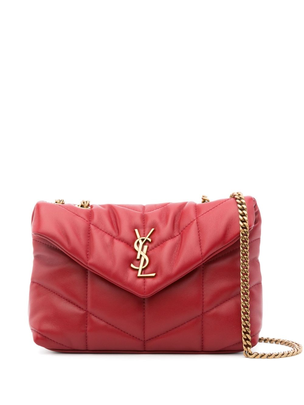 Saint Laurent mini Puffer Toy shouder bag - Red von Saint Laurent