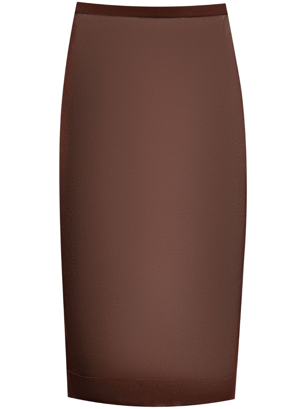 Saint Laurent pencil skirt - Brown von Saint Laurent