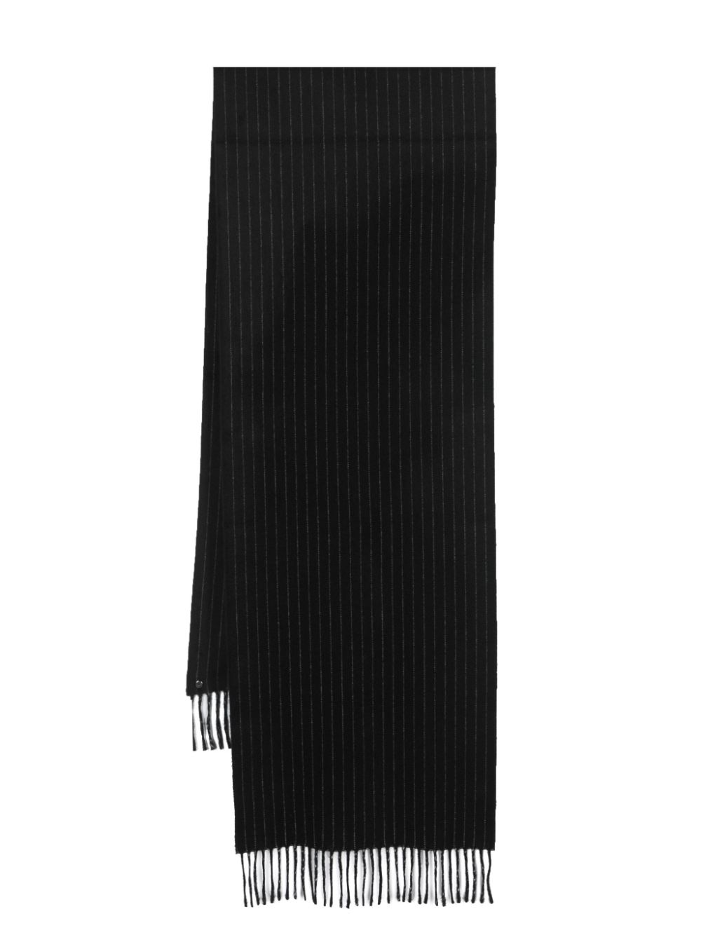 Saint Laurent pinstripe-pattern cashmere blend scarf - Black von Saint Laurent